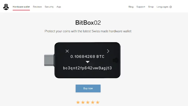 BitBox02 névtelen kriptotárca KYC nélkül.