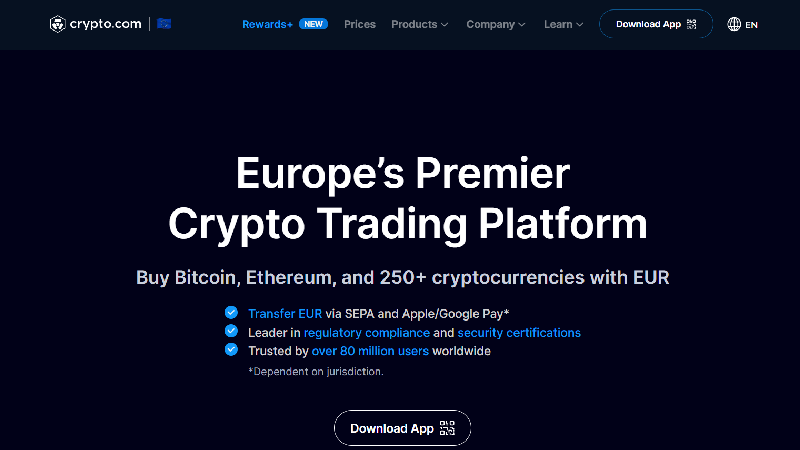 Crypto.com kriptot&aacute;rca.
