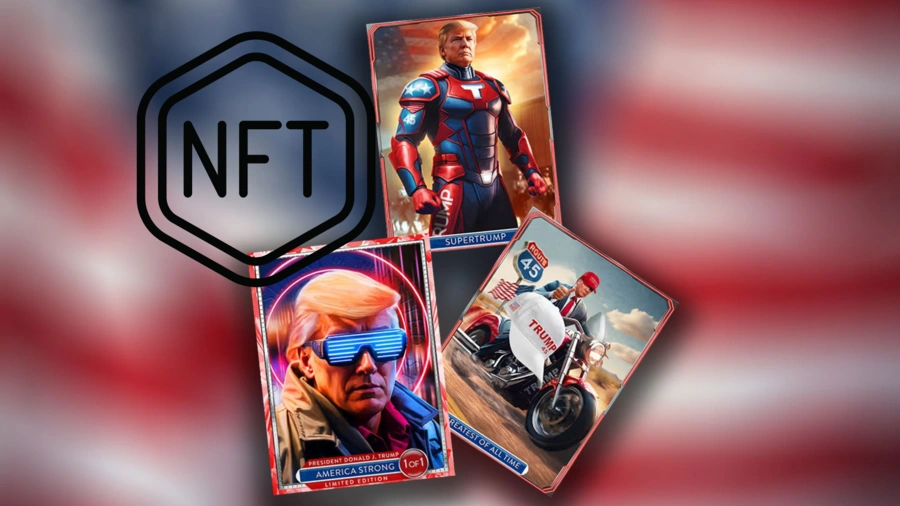 Trump új NFT-kollekciója 2 millió dollárt keresett.
