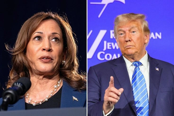 Trump és Harris népszerűsége a Polymarket kereskedői körében
